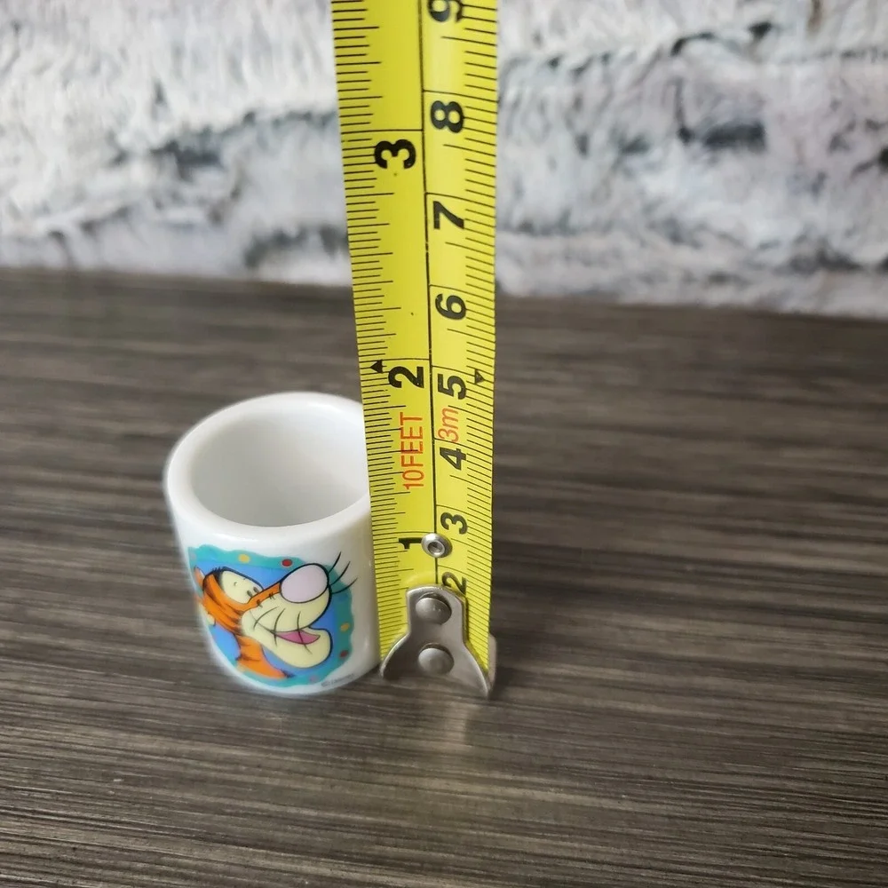 Teeny Tiny Miniature TIGGER Tiger Mug Dollhouse Shadowbox‎ Coffee Cup